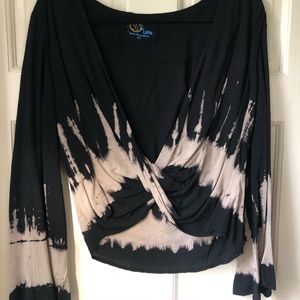 Blue Life tie dye top